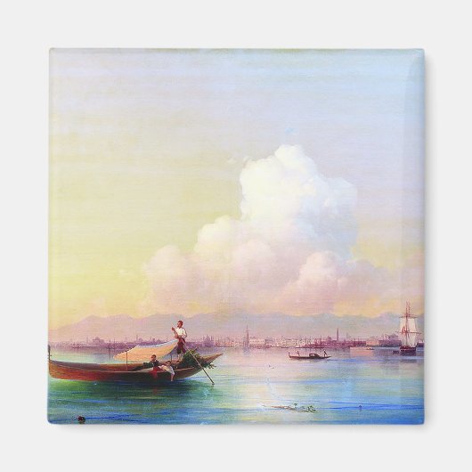 Aimant Vue de Venise du Lido par Ivan Aivazovsky (Devant)