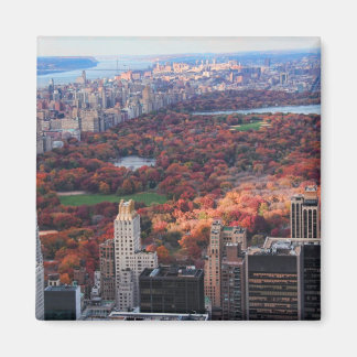 Aimant Vue d'en haut : Automne à Central Park 01