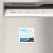 Aimant Vue depuis El Morro, San Juan, Porto Rico (In Situ (Lave-vaisselle))