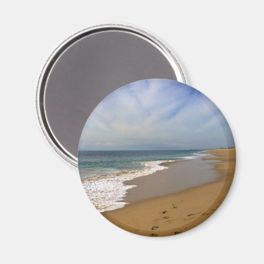 Aimant Vue depuis le Wedge, Newport Beach, Californie (Recto/Verso)