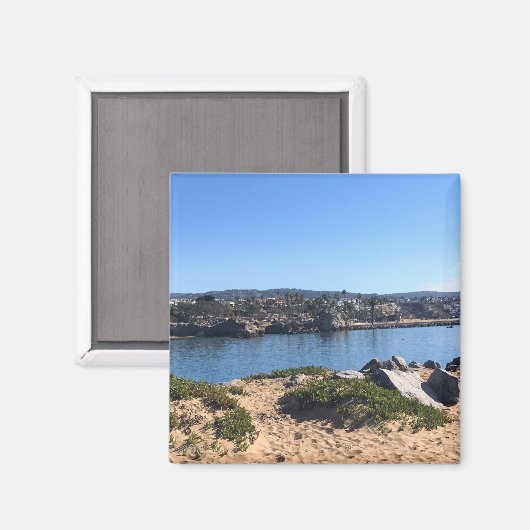 Aimant Vue depuis le Wedge, Newport Beach, Californie (Recto/Verso)