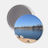 Aimant Vue depuis le Wedge, Newport Beach, Californie (Recto/Verso)