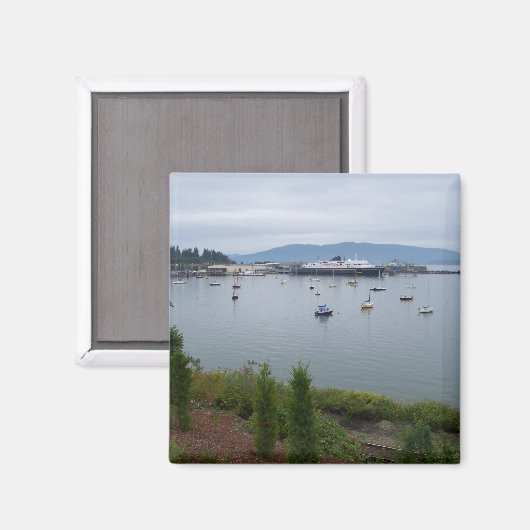 Aimant Vue Depuis Taylor Street Dock (Recto/Verso)