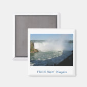 Aimant Vue des chutes : Niagara USA Canada (Recto/Verso)
