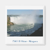 Aimant Vue des chutes : Niagara USA Canada (Devant)