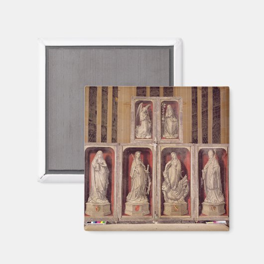 Aimant Vue des panneaux du retable fermé (Recto/Verso)