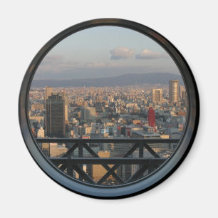 Aimant Vue d'Osaka Japon depuis l'immeuble Umeda Sky