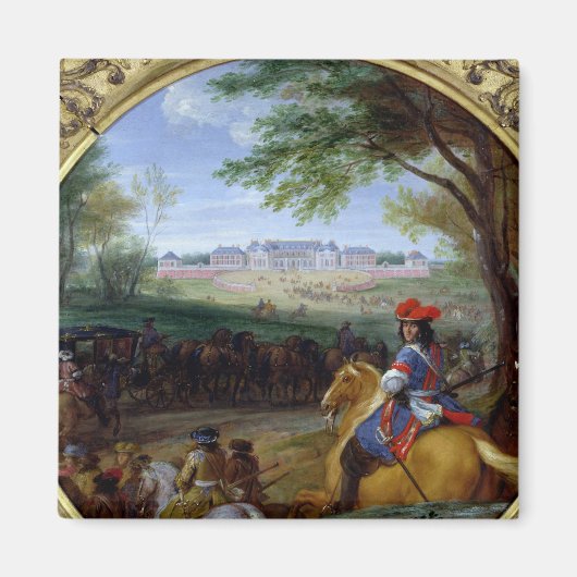 Aimant Vue du château de Versailles en 1669 (Devant)