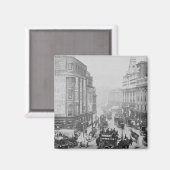 Aimant Vue du chemin Tottenham Court, vers 1885 (Recto/Verso)