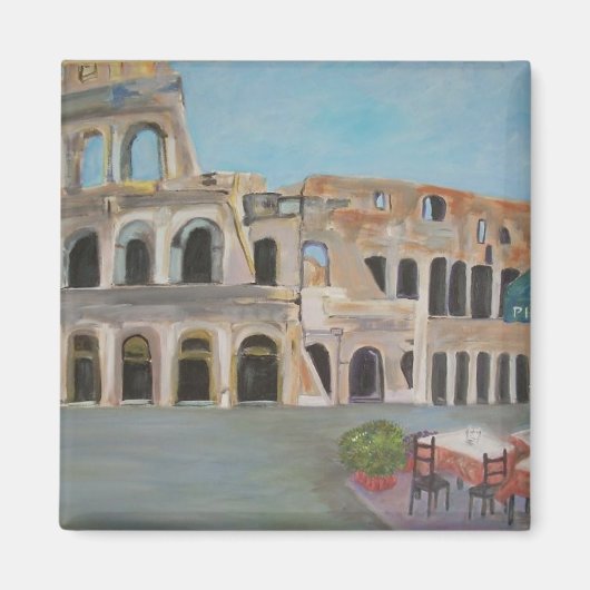 Aimant Vue du Colisée à Rome (Devant)