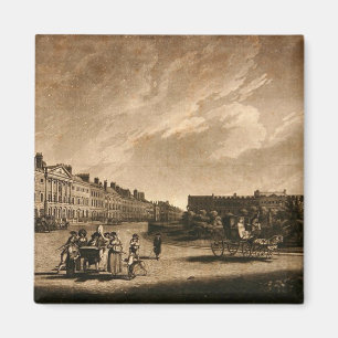 Aimant Vue du côté nord du carré de Grosvenor, 1789
