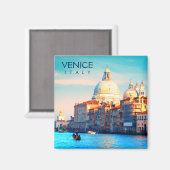 Aimant Vue Du Grand Canal - Venise, Italie (Recto/Verso)