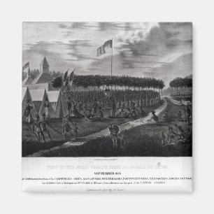 Aimant Vue du grand traité tenu à Prairie du