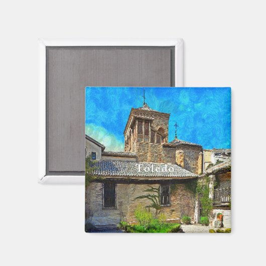 Aimant Vue du musée El Greco à Tolède (Recto/Verso)