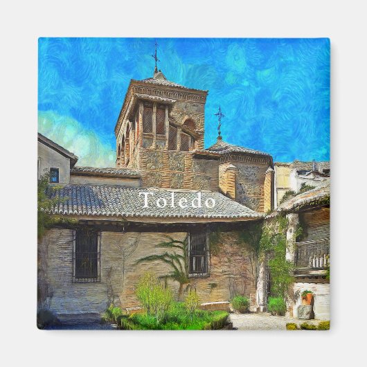 Aimant Vue du musée El Greco à Tolède (Devant)