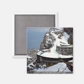 Aimant Vue du sommet, Mont Pilatus, Suisse Europe (Recto/Verso)