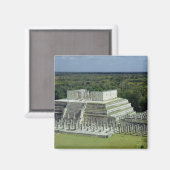 Aimant Vue du Temple des Guerriers post 150 AD (Recto/Verso)