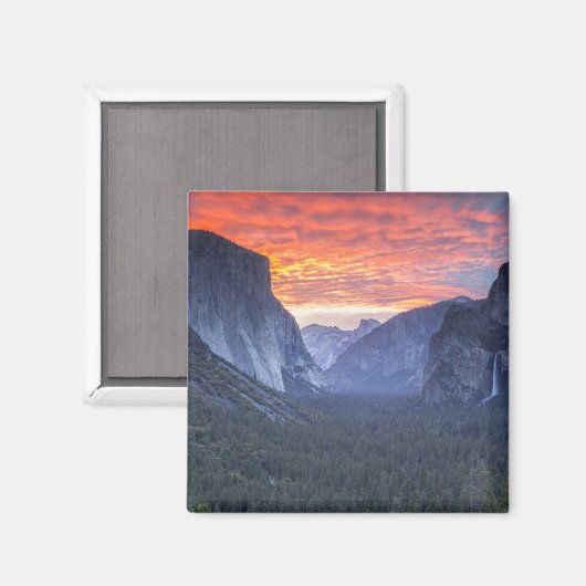 Aimant Vue du tunnel Yosemite (Recto/Verso)