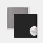 Aimant Vue d'une pleine lune, montre aussi Mars (Recto/Verso)