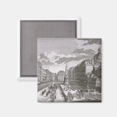 Aimant Vue d'une procession dans le Graben (Recto/Verso)