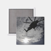 Aimant Vue en angle faible d'un CH-53E (Recto/Verso)