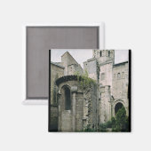 Aimant Vue extérieure de l'apsidiole de l'abbaye (Recto/Verso)