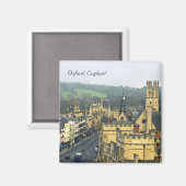 Aimant Vue fantastique, Oxford, Angleterre, High Street # (Recto/Verso)