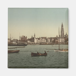 Aimant Vue générale d'Anvers II, Belgique
