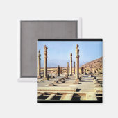 Aimant Vue générale de l'Apadana fondée c.518 BC (Recto/Verso)