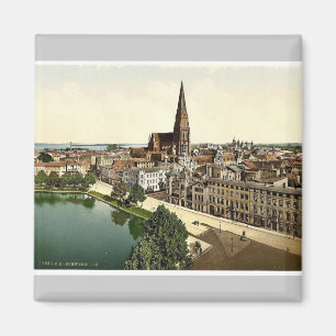 Aimant Vue générale, Schwerin, Mecklenburg-Schwerin,