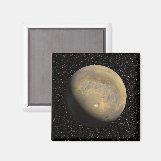 Aimant Vue globale de Mars (Recto/Verso)