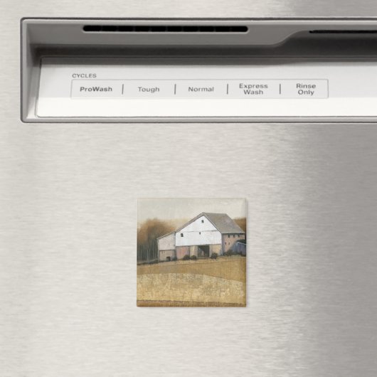 Aimant Vue Grange blanche (In Situ (Lave-vaisselle))