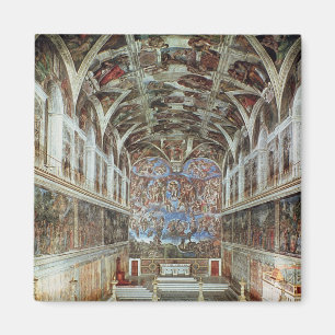 Aimant Vue intérieure de la chapelle de Sistine