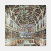 Aimant Vue intérieure de la chapelle Sixtine (Devant)