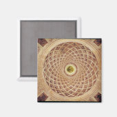 Aimant Vue intérieure de la coupole dans la chapelle (Recto/Verso)