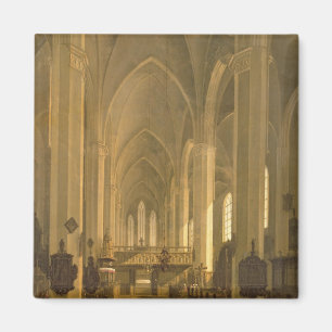 Aimant Vue intérieure de l'église de St John à Hambour