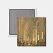 Aimant Vue intérieure de l'église Saint-Jean à Hambourg (Recto/Verso)
