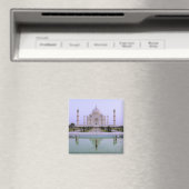 Aimant vue matinale du Taj Mahal reflétée dans (In Situ (Lave-vaisselle))