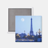 Aimant Vue nocturne de la Tour Eiffel (Recto/Verso)