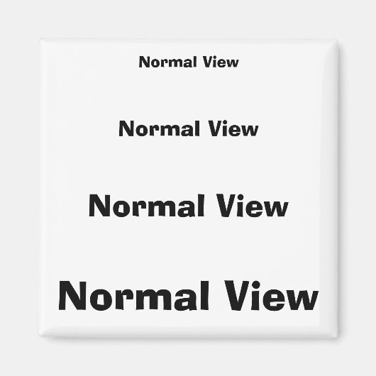 Aimant Vue normale (Devant)