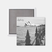 Aimant vue opéra de sydney (Recto/Verso)