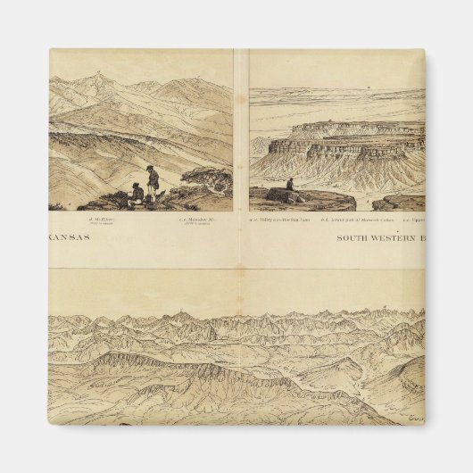 Aimant Vue panoramique (Devant)