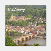 Aimant Vue panoramique de Heidelberg (Devant)