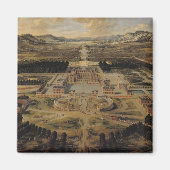 Aimant Vue panoramique du château (Devant)