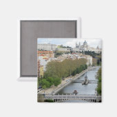 Aimant Vue panoramique, Madrid, Espagne (Recto/Verso)