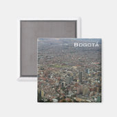 Aimant Vue panoramique sur Bogota (Recto/Verso)