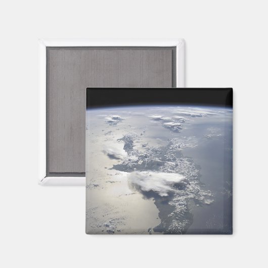 Aimant Vue panoramique sur l'île d'Hispaniola (Recto/Verso)