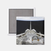 Aimant Vue partielle de la navette spatiale (Recto/Verso)
