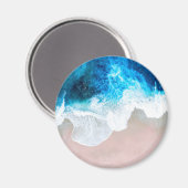 Aimant Vue plage (Recto/Verso)