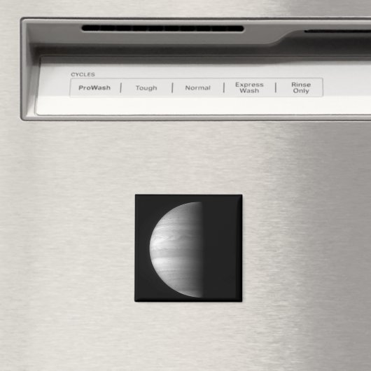 Aimant Vue rapprochée de la planète Jupiter (In Situ (Lave-vaisselle))